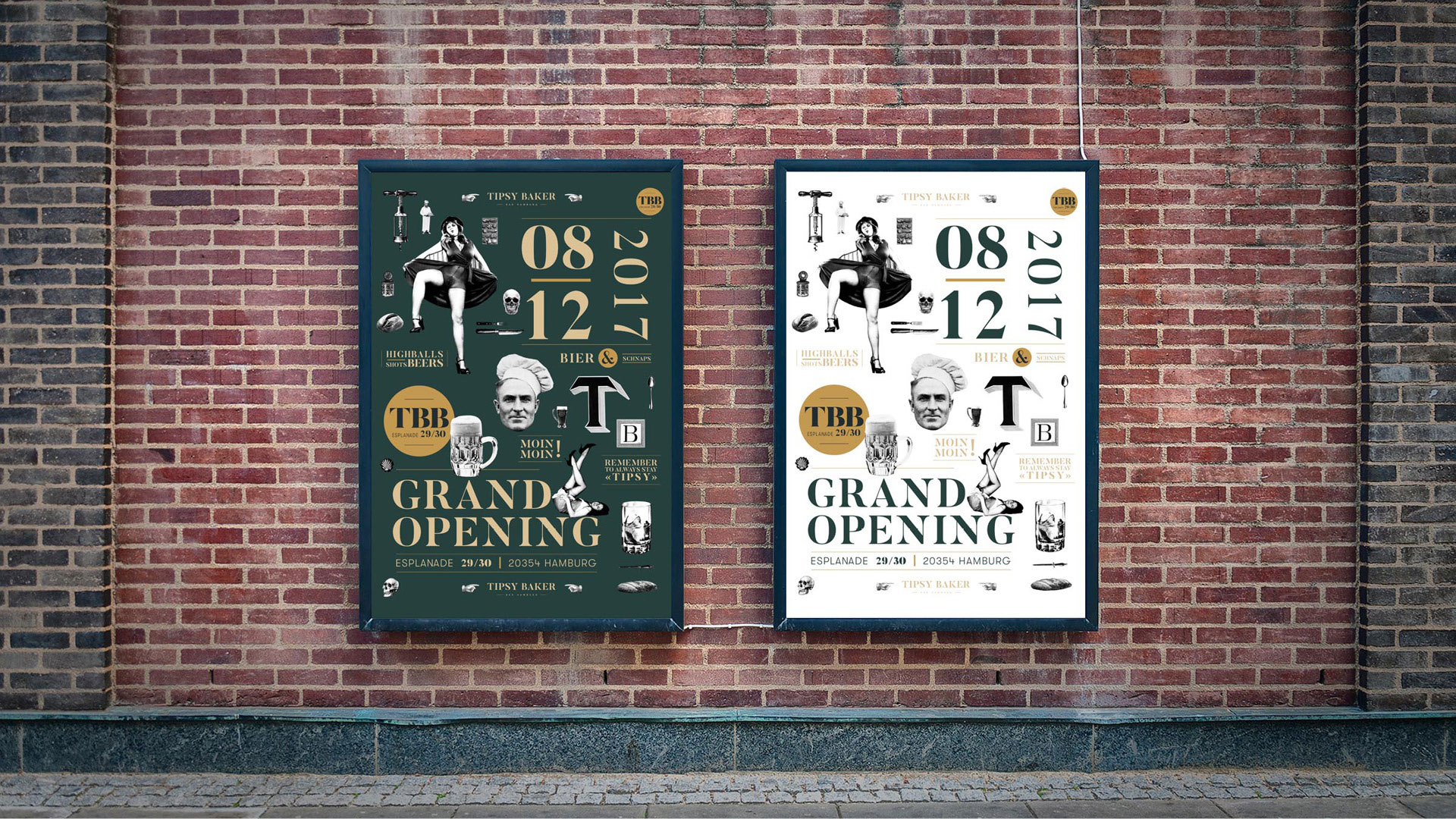 Tipsy baker Bar Hamburg Opening Poster