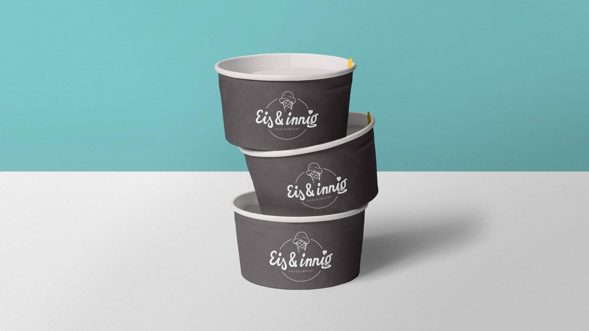 Eis & innig Brand Design Eisbecher