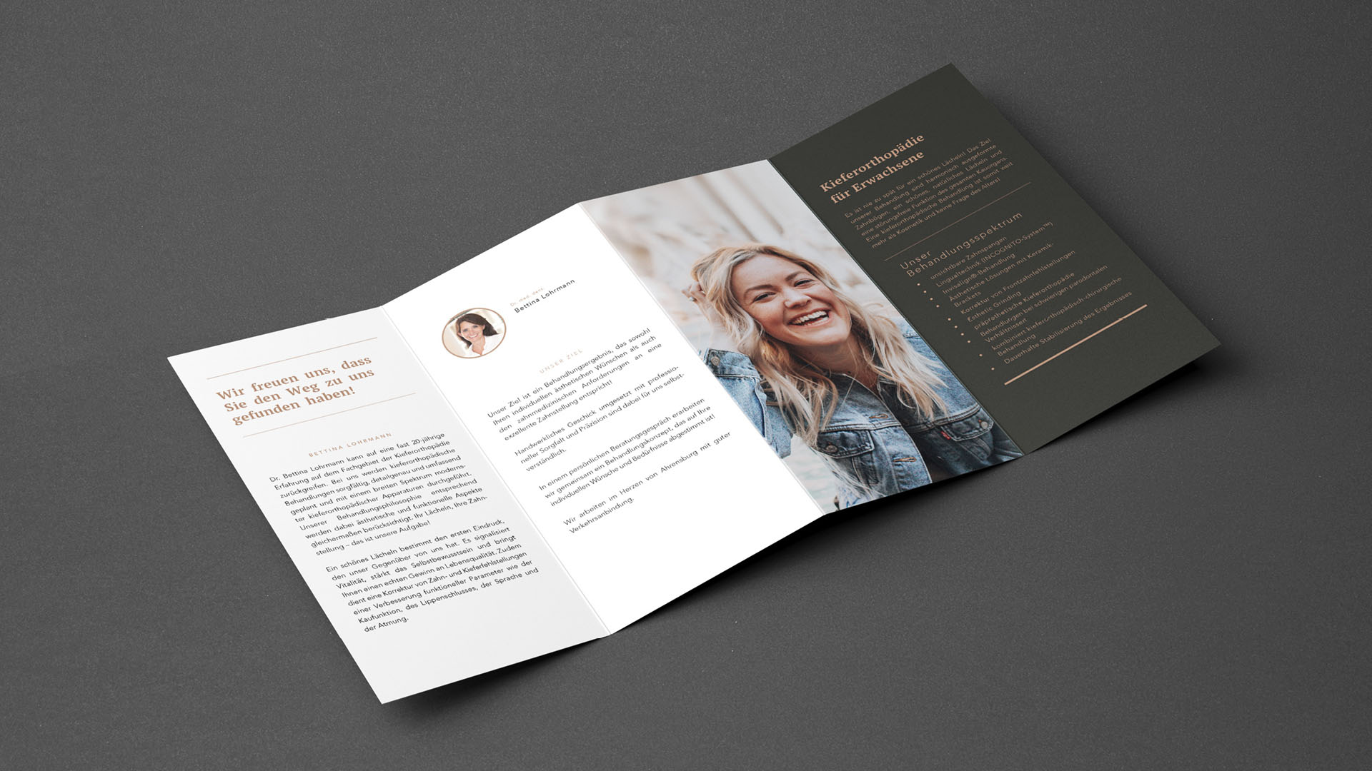 Kieferorthopäde Lohrmann Werbemittel Design