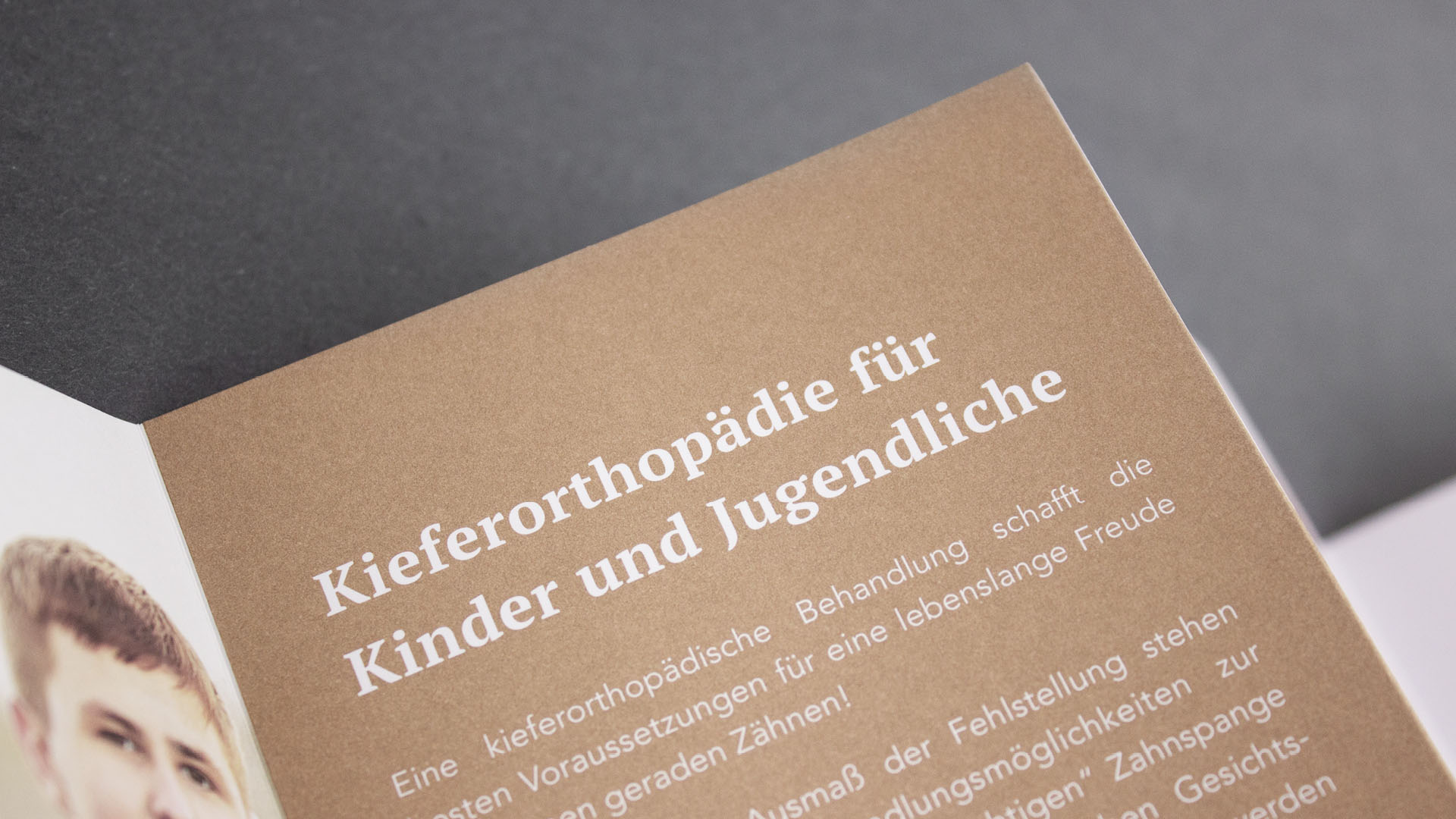 Kieferorthopäde Lohrmann Werbemittel Design