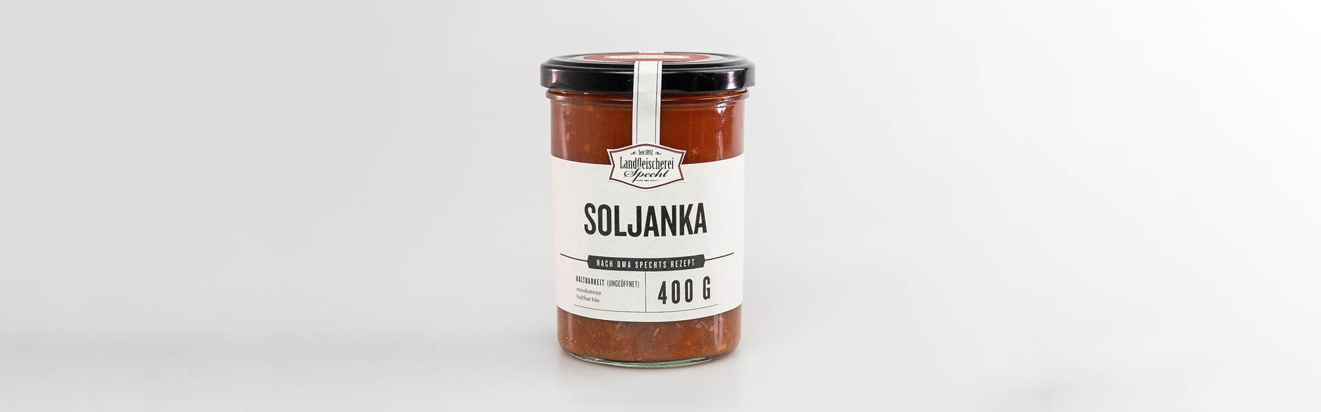 Etikett Design Landfleischerei Specht